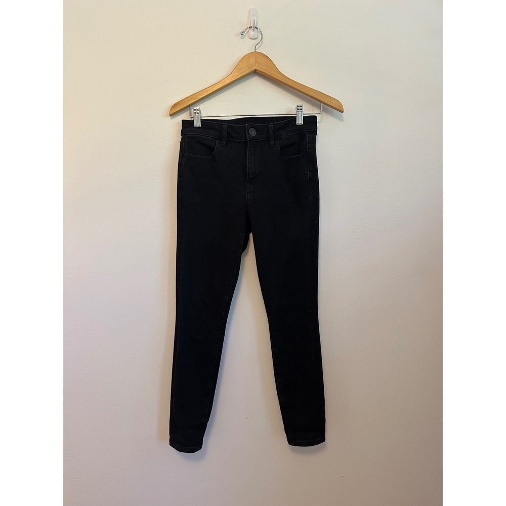 American Eagle Outfitters Black High Rise Skinny Jeans | Size 4 Short